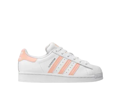 adidas GS Superstar "Cloud White Haze Coral"