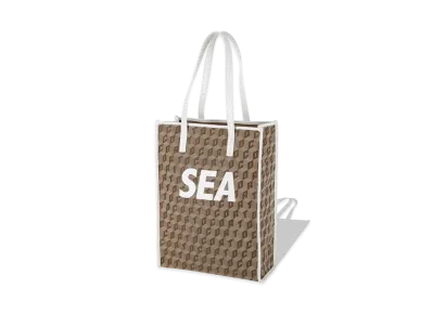 WIND AND SEA Corto Molted × WDS Monogram Tote Bag "White"