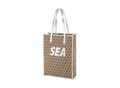 WIND AND SEA Corto Molted × WDS Monogram Tote Bag "Silver"