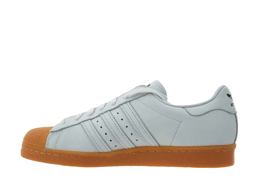 アディダス スーパースター 80S Dlx "ホワイト ホワイト ゴールド メタリック"