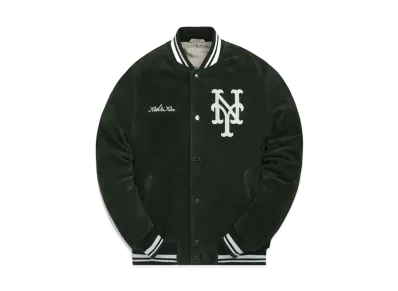 Kith MLB for New York Mets Suede Bomber Jacket "Stadium"