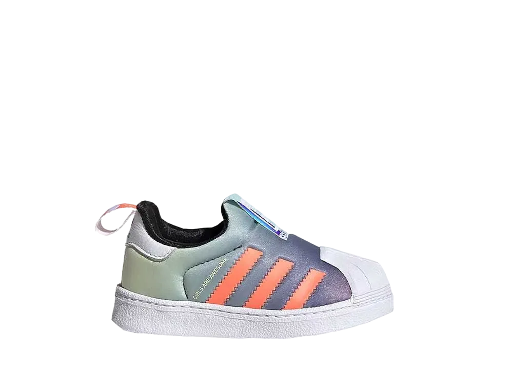 adidas TD Superstar 360 Girls Are Awesome "Cloud White/Icey Pink/Signal Coral"