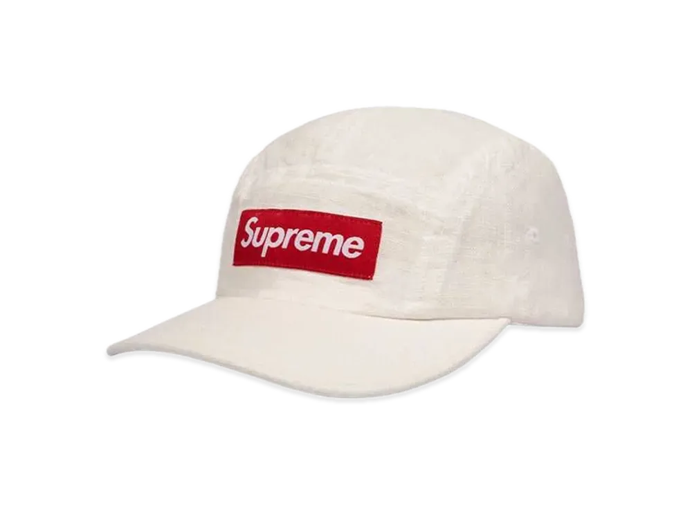 Supreme Linen Camp Cap "White"