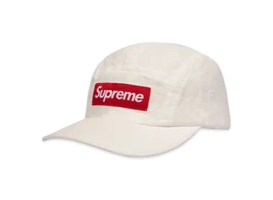 Supreme Linen Camp Cap "White"