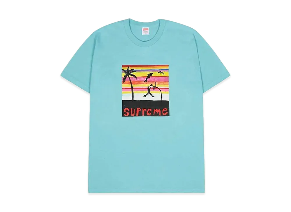 Supreme Dunk Tee "Light Teal"