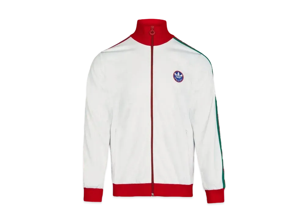 adidas Gucci Cotton Jersey Jacket "White"