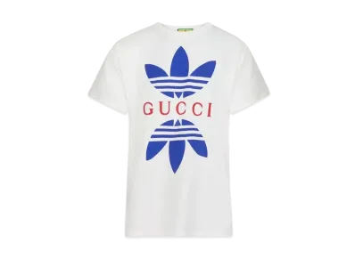 adidas Gucci Cotton Jersey T-Shirt "White"