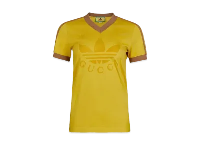 adidas x Gucci V-Neck T-shirt "Yellow"
