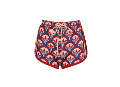 adidas x Gucci Jacquard Shorts "Red/Blue"