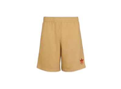 adidas x Gucci Cotton Jersey Shorts "Dark Beige"