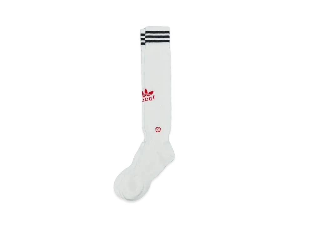 adidas Gucci Long Cotton Socks "White"