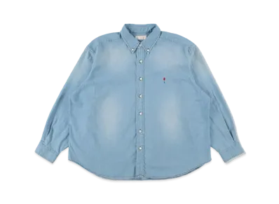 WIND AND SEA BALLOON DENIM SHIRT "Light Blue"