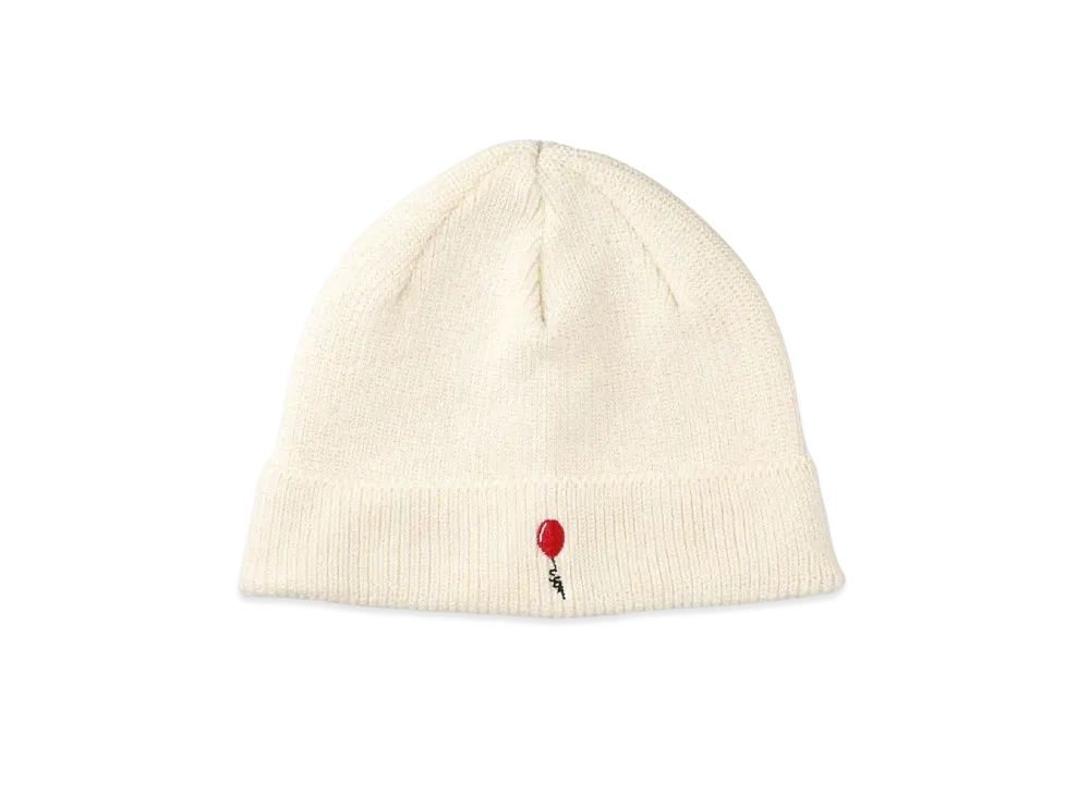 WIND AND SEA BALLOON KNIT BEANIE "White"