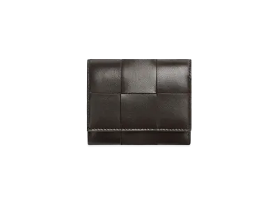 Bottega Veneta Tri-Fold Zip Wallet "Fondant"