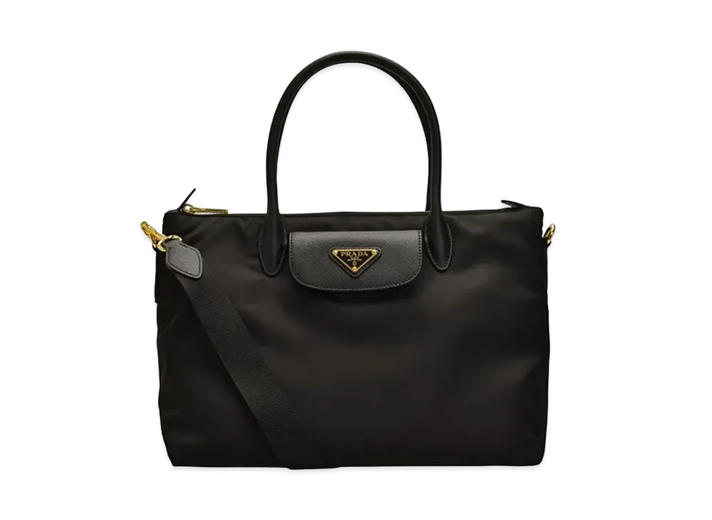 PRADA Nylon Tote Bag "Black"