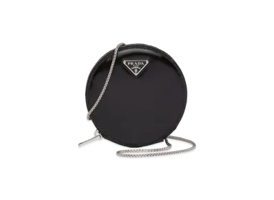 PRADA Brushed Leather Mini-pouch "Black"