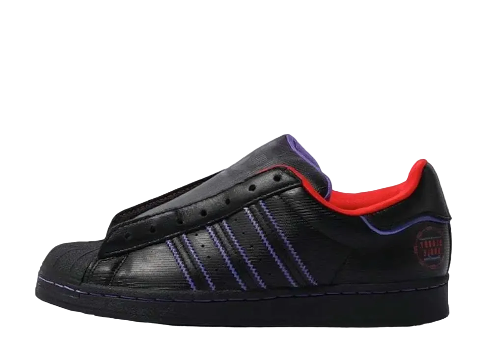 Bloody Angle × adidas Superstar Laceless "Core Black/Red"
