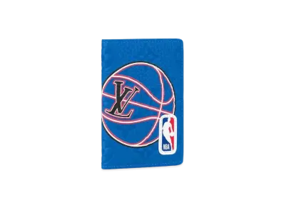 Louis Vuitton x NBA Oraganizer De Poche NM Monogram Taurillon Leather "Blue"