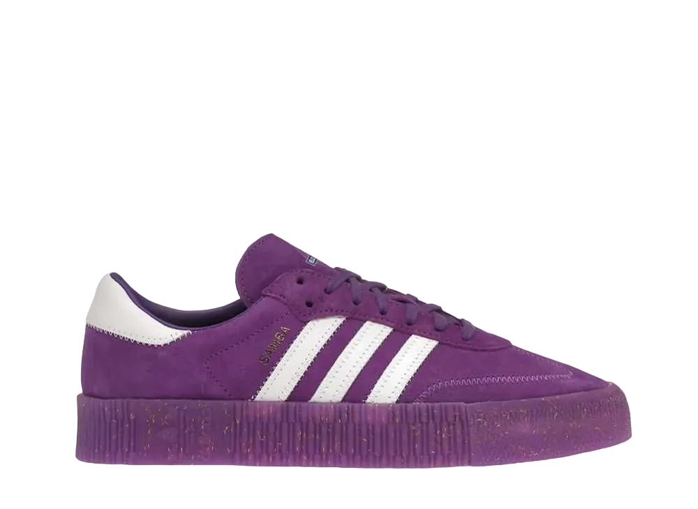 adidas Women's Samba Rose TfL Elizabeth Line "Collegiate Purple/Gold Metallic"