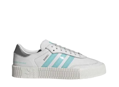 adidas Women's Sambarose Swarovski "White Clear Aqua"