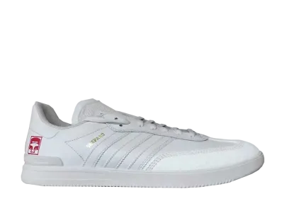 Shepard Fairey × adidas Samba ADV "Footwear White/Gold Metallic"