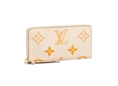 Louis Vuitton Monogram Empreinte Zippy Wallet By the Pool "Creme Saffron"
