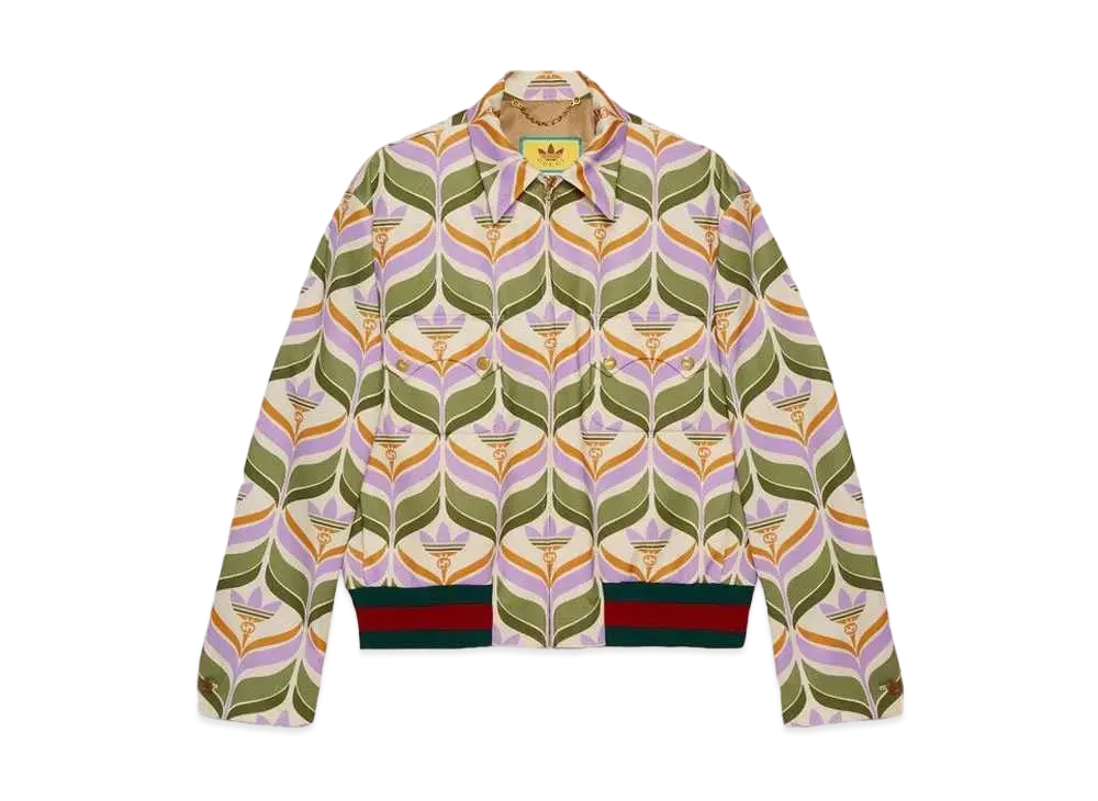 adidas x GUCCI Trefoil Print Jacket "Multi"
