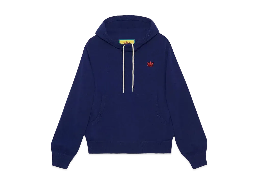 adidas x GUCCI Wool Sweatshirt "Dark Blue"