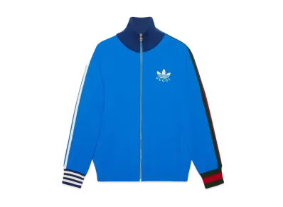 adidas x GUCCI Viscose Zip-Up Jacket "Blue"