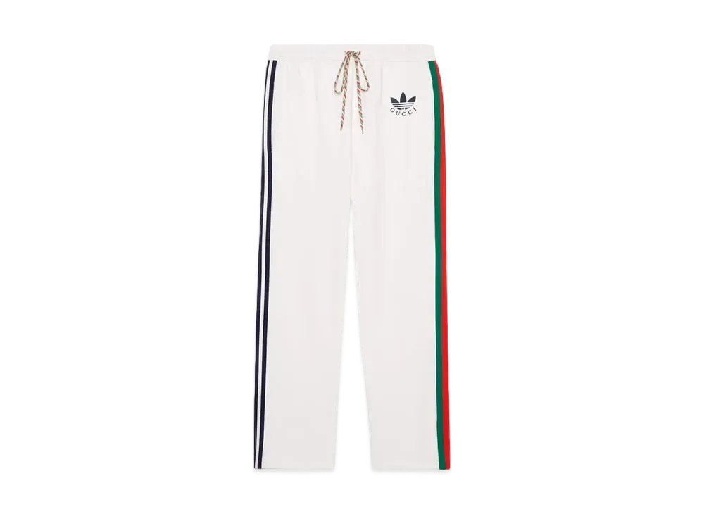 adidas x GUCCI Cotton Track Bottoms "Ivory"