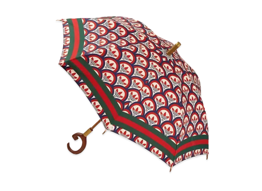 アディダス x グッチ サン アンブレラ (日傘) "グリーン/レッド" 701872 F12ZT 4770