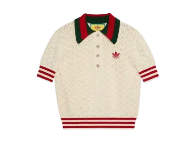 adidas x GUCCI Cotton Polo "White"