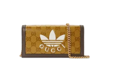 adidas x GUCCI Wallet With Chain "Beige/Brown"