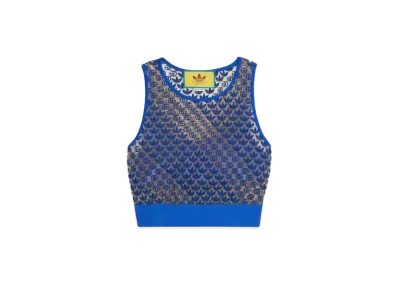 adidas x GUCCI GG Tulle Top "Blue"