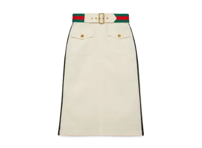 adidas x GUCCI Jacquard Skirt "White"