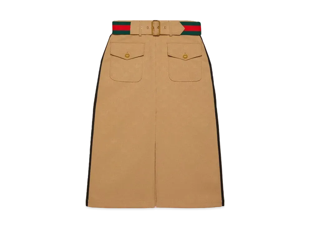 adidas x GUCCI Jacquard Skirt "Beige"