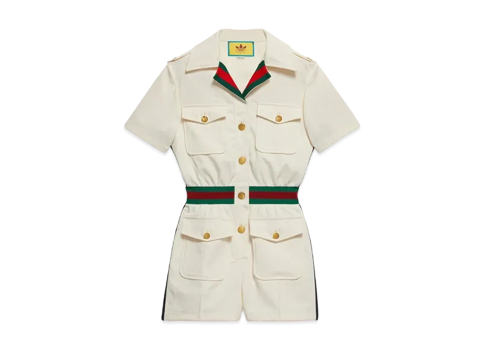 adidas x GUCCI Short Jump Suit "White"
