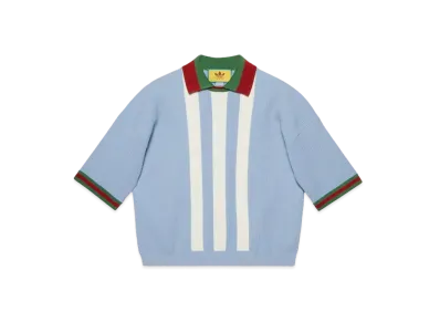 adidas x GUCCI Viscose Polo "Light Blue"