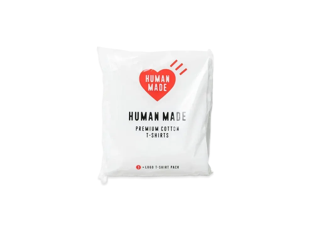HUMAN MADE 3Pack T-Shirt "White"