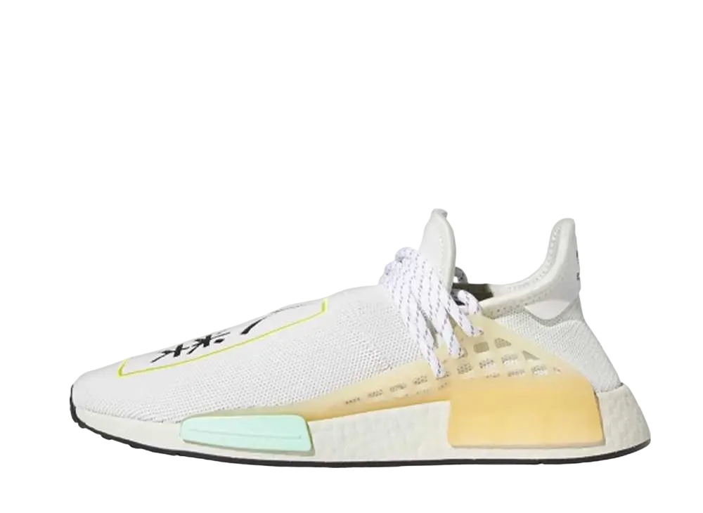Pharrell × adidas NMD Hu "Crystal White"