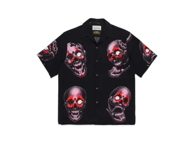 WACKO MARIA 56 TATTOO STUDIO / HAWAIIAN SHIRT #1 "Black"