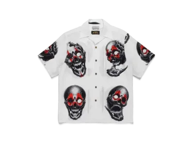 WACKO MARIA 56 TATTOO STUDIO / HAWAIIAN SHIRT #1 "White"
