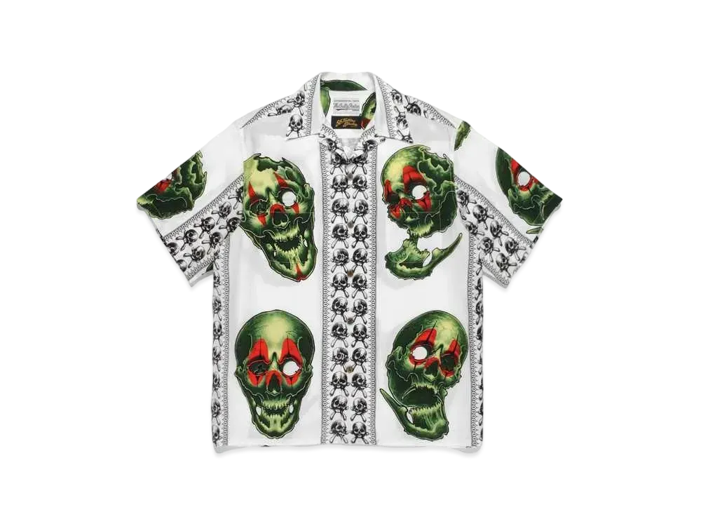 WACKO MARIA 56 TATTOO STUDIO / HAWAIIAN SHIRT #2 "White"