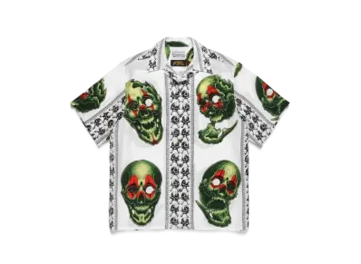 WACKO MARIA 56 TATTOO STUDIO / HAWAIIAN SHIRT #2 "White"