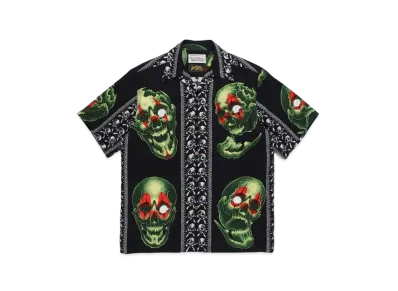 WACKO MARIA 56 TATTOO STUDIO / HAWAIIAN SHIRT #2 "Black"