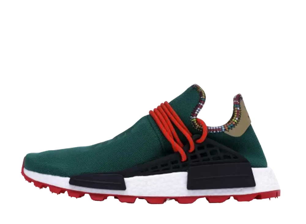 Pharrell × adidas NMD Hu Inspiration "Pack Green"