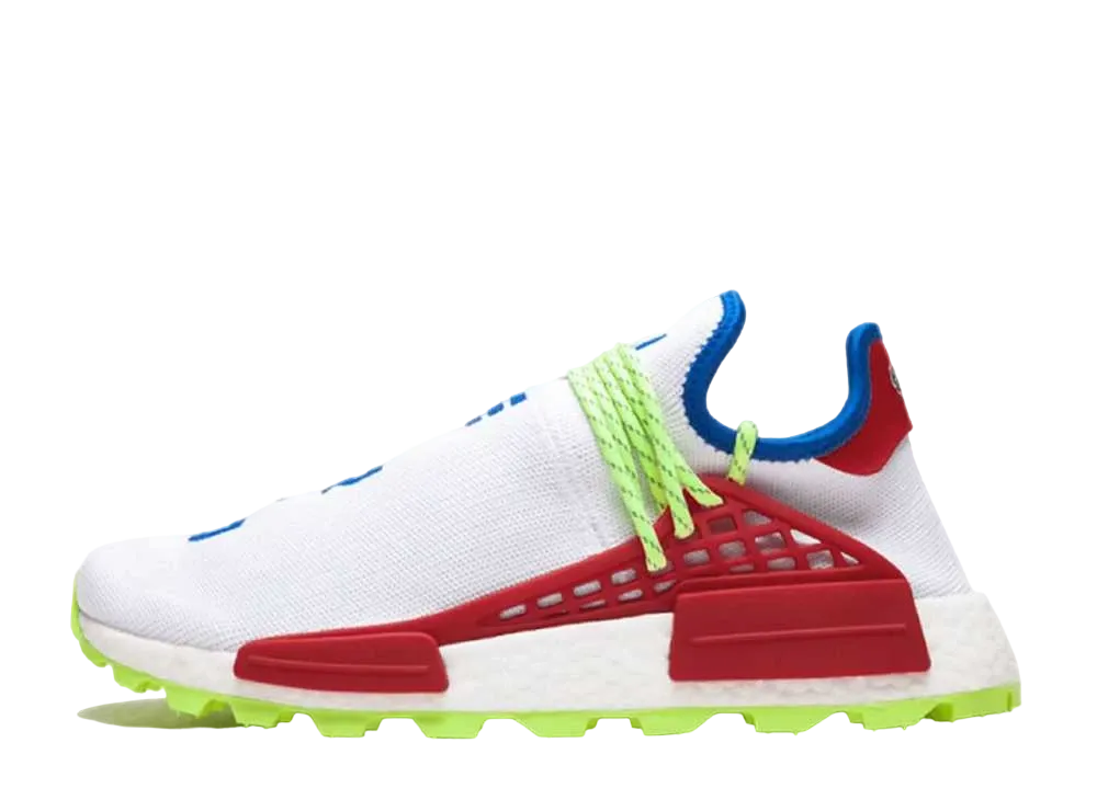 Pharrell × adidas NMD Hu NERD Homecoming "White/Blue/Red"