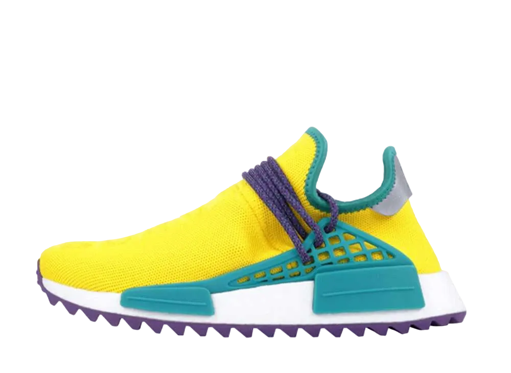 Pharrell × adidas Human Race NMD "Yellow/Green/Purple"