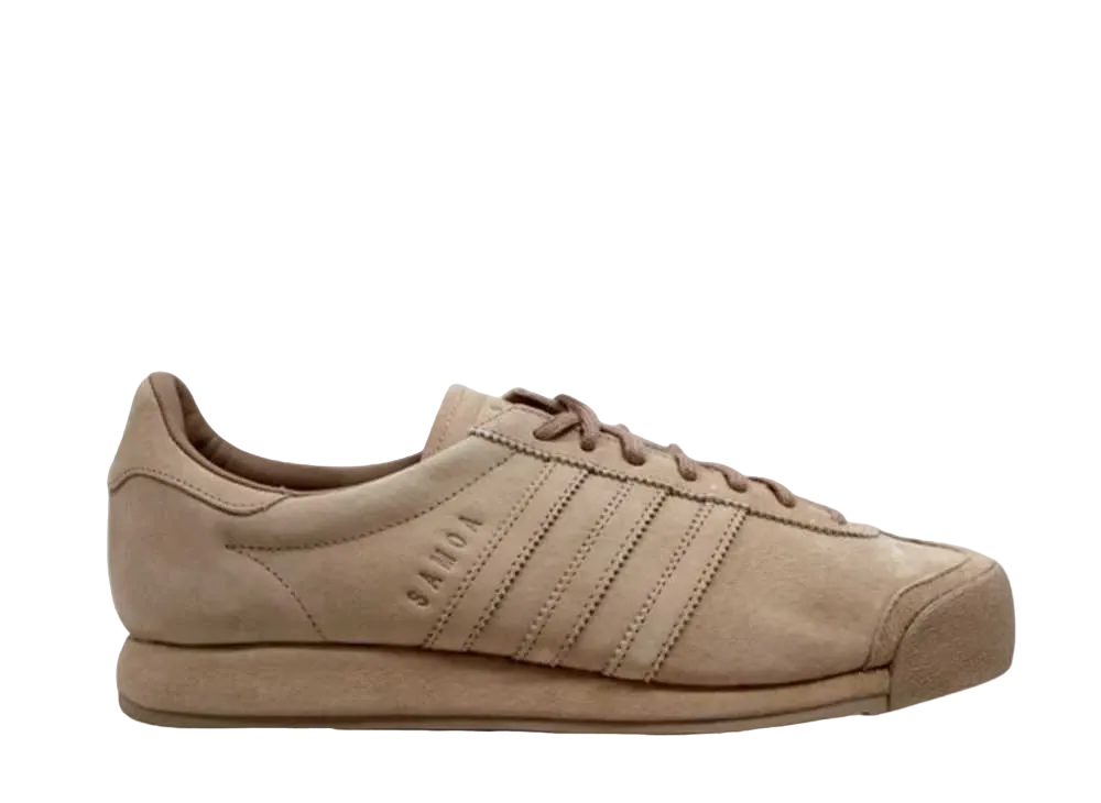 アディダス サモア ヴィンテージ ピッグスキン "ヌード/ホワイト"