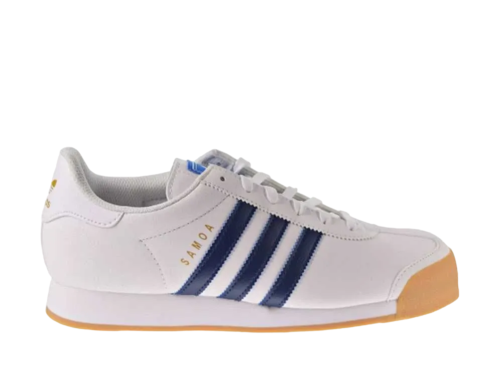 アディダス サモア "ホワイト テッチ インディゴ ガム"